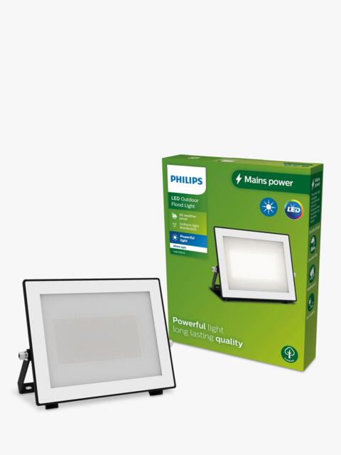 Philips Lois 50W LED Outdoor Flood Light, Black - image 1
