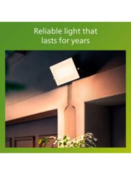 Philips Lois 50W LED Outdoor Flood Light, Black - thumbnail 4