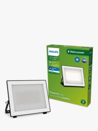 Philips Lois 50W LED Outdoor Flood Light, Black
