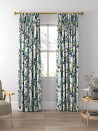 Sanderson Chelsea Made to Measure Curtains or Roman Blind, Forest/Indigo - thumbnail 5