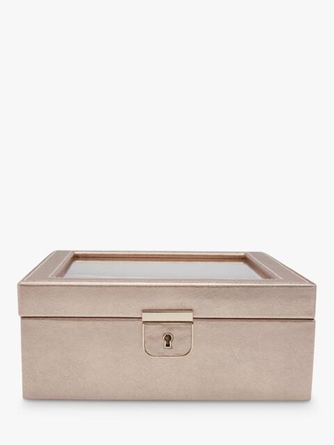 WOLF Palermo Leather 6 Piece Watch Box - image 1