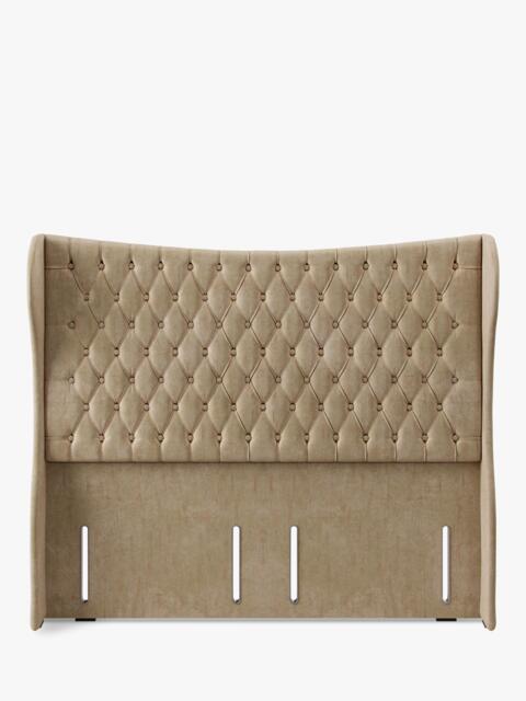 Hypnos Elizabeth Extra Wide Upholstered Headboard, Super King Size - image 1