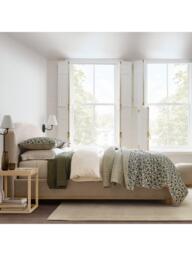 West Elm Laney Floral Quilted Bedspread, Elm - thumbnail 2