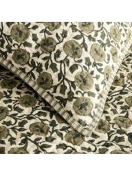 West Elm Laney Floral Quilted Bedspread, Elm - thumbnail 5