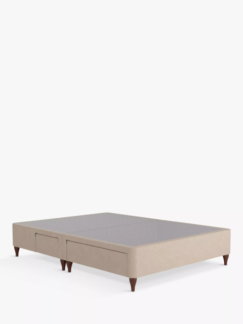 Sealy Posturepedic Exquisite 2 + 2 Drawer Divan Base, Rich Oak Legs, King Size - image 1