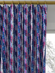Harlequin x Sophie Robinson Meander Made to Measure Curtains or Roman Blind, Emerald/Aquamarine - thumbnail 2