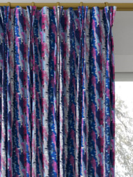 Harlequin x Sophie Robinson Meander Made to Measure Curtains or Roman Blind, Emerald/Aquamarine - thumbnail 6