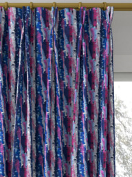Harlequin x Sophie Robinson Meander Made to Measure Curtains or Roman Blind, Emerald/Aquamarine - thumbnail 4