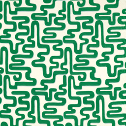 Harlequin x Sophie Robinson Meander Made to Measure Curtains or Roman Blind, Emerald/Aquamarine - thumbnail 1