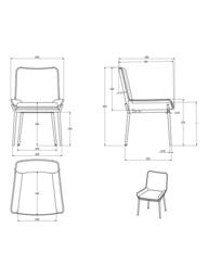 John Lewis Calgary Dining Chair, Set of 2 - thumbnail 2