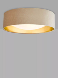 Där Nysa Velvet Flush Ceiling Light, Medium - thumbnail 1