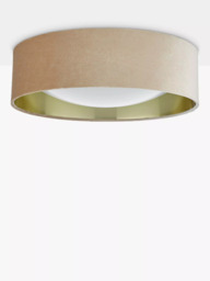 Där Nysa Velvet Flush Ceiling Light, Medium - thumbnail 2