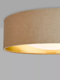 Där Nysa Velvet Flush Ceiling Light, Medium - thumbnail 3