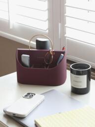 Stackers Portable Desk Caddy, Garnet - thumbnail 2