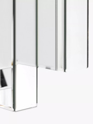 Gallery Direct Conway Bevelled Glass Wall Mirror, 121.5 x 110cm, Clear - thumbnail 2