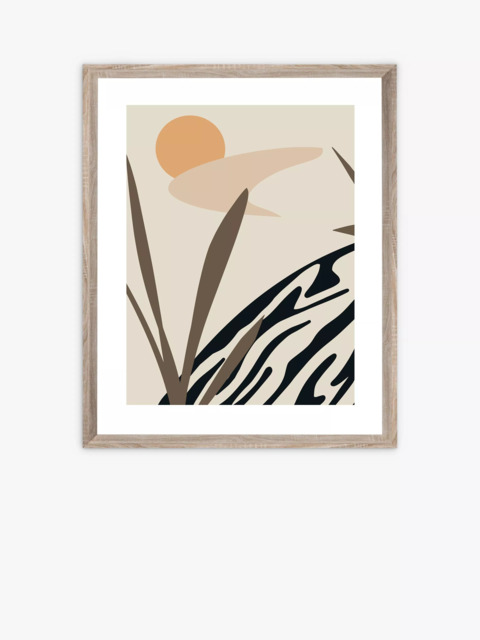 Brookpace Lascelles Botanical Scandi Framed Print, 57 x 47cm, Brown - image 1