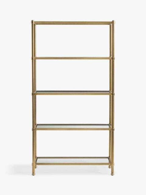 Pottery Barn Everson Bookcase, Brass - image 1
