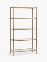 Pottery Barn Everson Bookcase, Brass - thumbnail 3