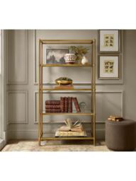 Pottery Barn Everson Bookcase, Brass - thumbnail 2
