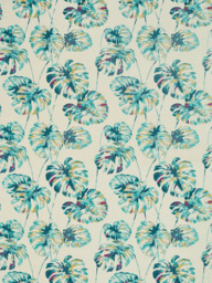 Harlequin Kelapa Made to Measure Curtains or Roman Blind, Lagoon/Cerise