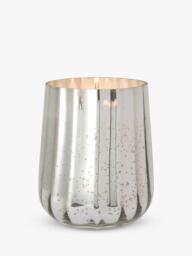 The White Company Fir Tree Mercury Two Wick Candle
