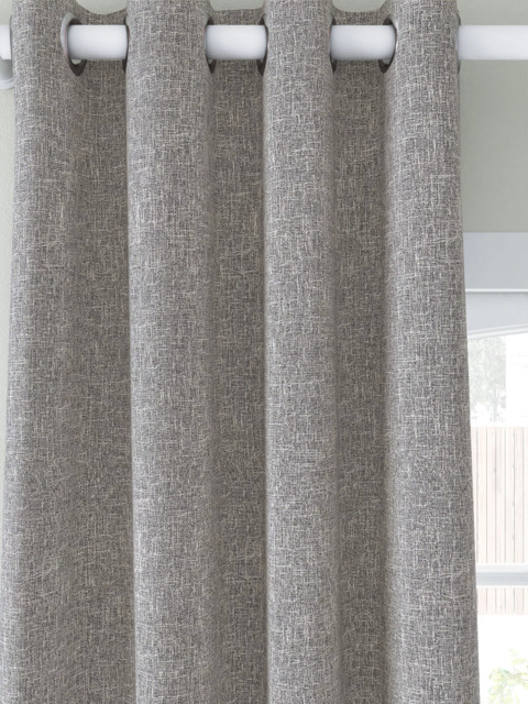 John Lewis Boucle Pair Blackout/Thermal Lined Eyelet Curtains - image 1