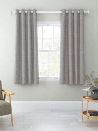 John Lewis Boucle Pair Blackout/Thermal Lined Eyelet Curtains - thumbnail 3
