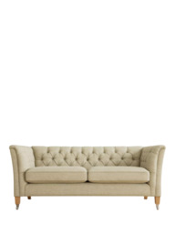 Laura Ashley Chatsworth Small 2 Seater Sofa, Oak Leg - thumbnail 1