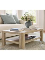 Pottery Barn Aptos Rectangular Coffee Table, Sandwash - thumbnail 2
