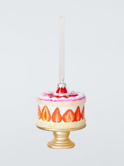 John Lewis The Enthusiast Lambeth Cake Bauble, Pink/Red - image 1