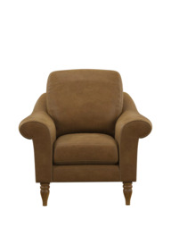 John Lewis Camber Leather Armchair, Light Leg - thumbnail 5
