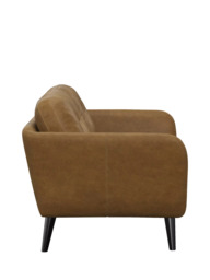 John Lewis Arlo Small 2 Seater Leather Sofa, Dark Leg - thumbnail 3