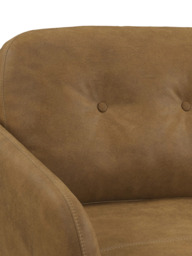 John Lewis Arlo Small 2 Seater Leather Sofa, Dark Leg - thumbnail 6