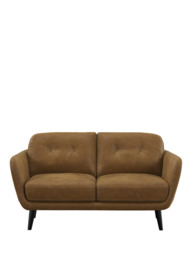 John Lewis Arlo Small 2 Seater Leather Sofa, Dark Leg - thumbnail 5