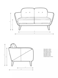 John Lewis Arlo Small 2 Seater Leather Sofa, Dark Leg - thumbnail 2