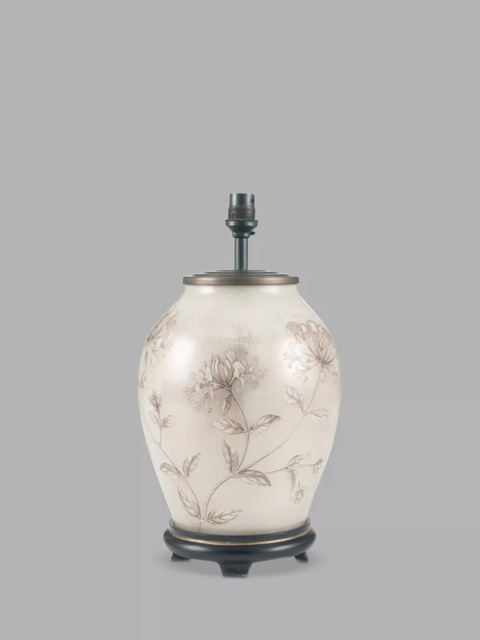 Jenny Worrall Honeysuckle Glass Lamp Base, Natural, H34.5cm - image 1