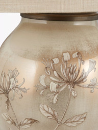Jenny Worrall Honeysuckle Glass Lamp Base, Natural, H34.5cm - thumbnail 3