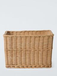 John Lewis Willow Log Basket, Light Natural - thumbnail 2