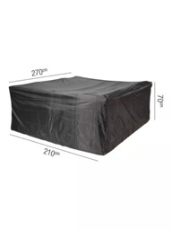 Pacific Aerocover Garden Lounge Set Furniture Cover, 210 x 270cm, Anthracite - thumbnail 3