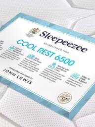 Sleepeezee Cool Rest 6500 Pocket Spring Mattress, Medium Tension, Double - thumbnail 3