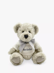 Babyblooms Personalised Berkeley Bear Soft Toy with Bear House Box, Light Blue - thumbnail 3