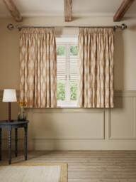 John Lewis Alta Pair Lined Pencil Pleat Curtains, Soft Caramel - thumbnail 5