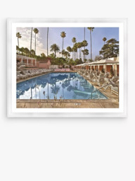 Brookpace Lascelles 'Beverly Hills Hotel 2' Framed Print & Mount, 66 x 81cm, Blue/Multi - thumbnail 1