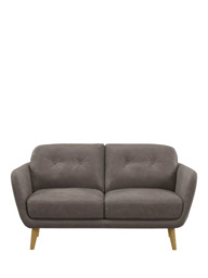 John Lewis Arlo Small 2 Seater Leather Sofa, Light Leg - thumbnail 5