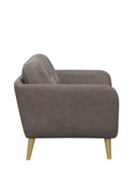 John Lewis Arlo Small 2 Seater Leather Sofa, Light Leg - thumbnail 3