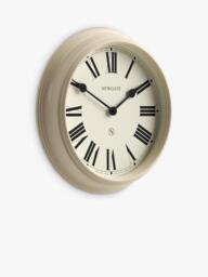 Newgate Clocks Notting Hill Roman Numeral Analogue Wall Clock, 44.5cm, Cream - thumbnail 2