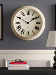 Newgate Clocks Notting Hill Roman Numeral Analogue Wall Clock, 44.5cm, Cream - thumbnail 3