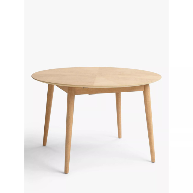 John Lewis Iona 4-6 Seater Extending Round Dining Table - image 1