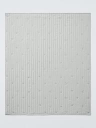 John Lewis Kids' Moon and Stars Embroidered Quilt, Grey