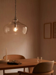 John Lewis Cartmel Textured Glass Pendant Ceiling Light - thumbnail 2